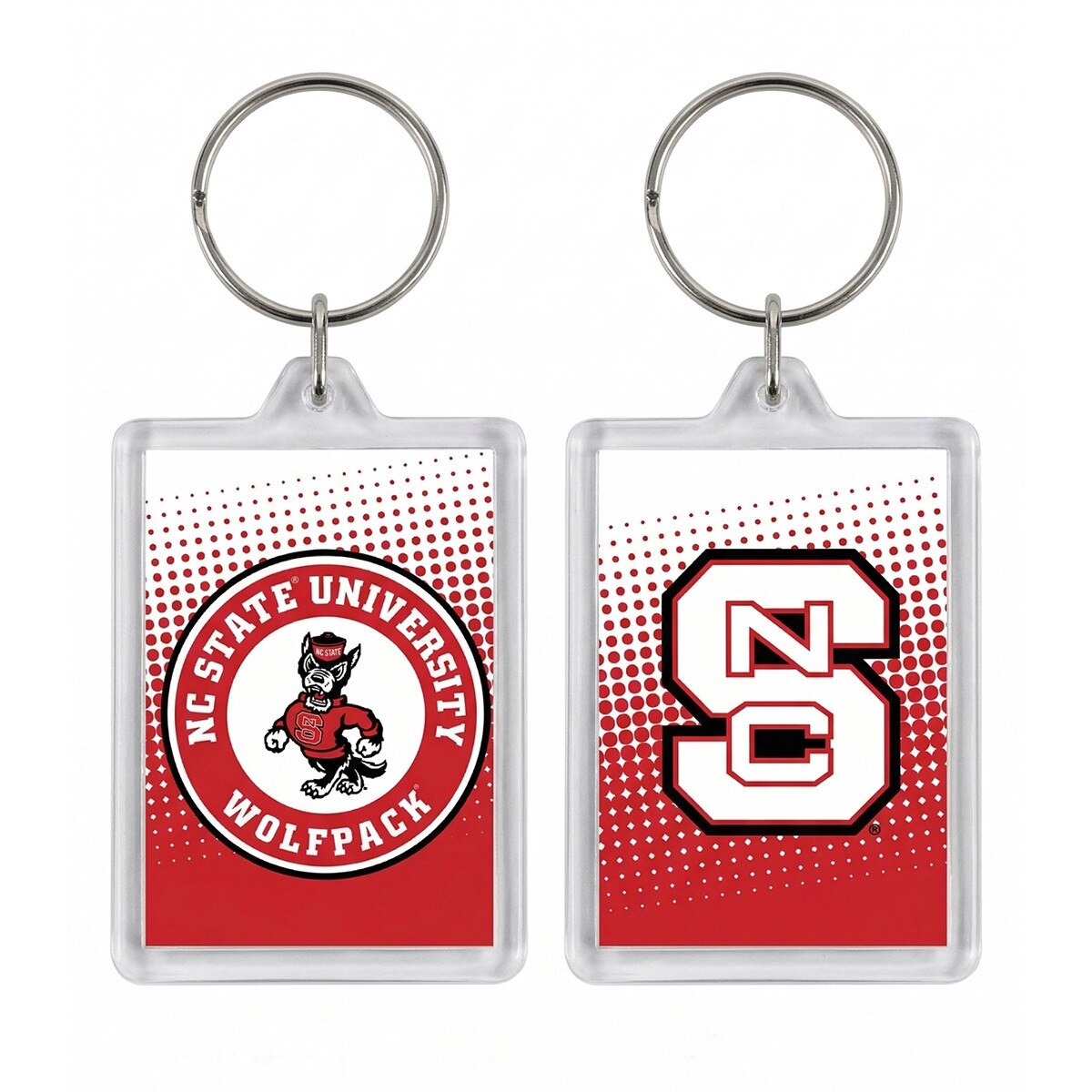 Keychain 2 Sided Dot Pattern